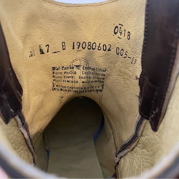 allen’s boots Shoes Allens Boots Center Floral Embroidered Leather Square Toe Western Boots